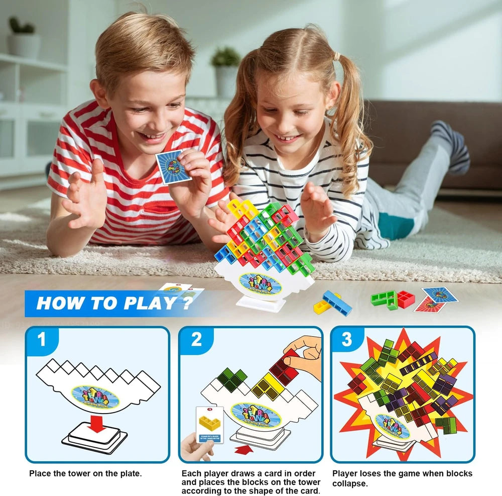 Tetra Balancing Stacking Tower