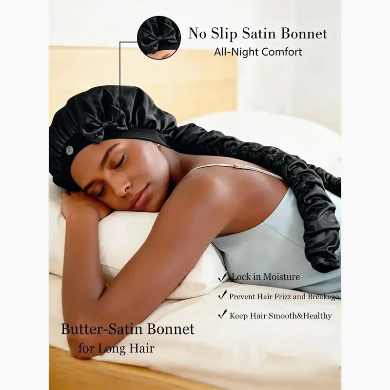 Adjustable Satin Bonnet