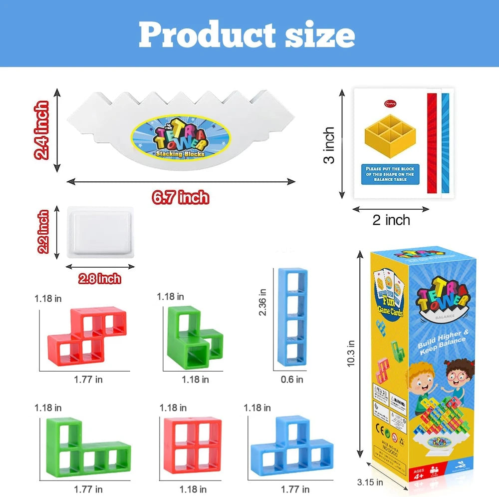 Tetra Balancing Stacking Tower