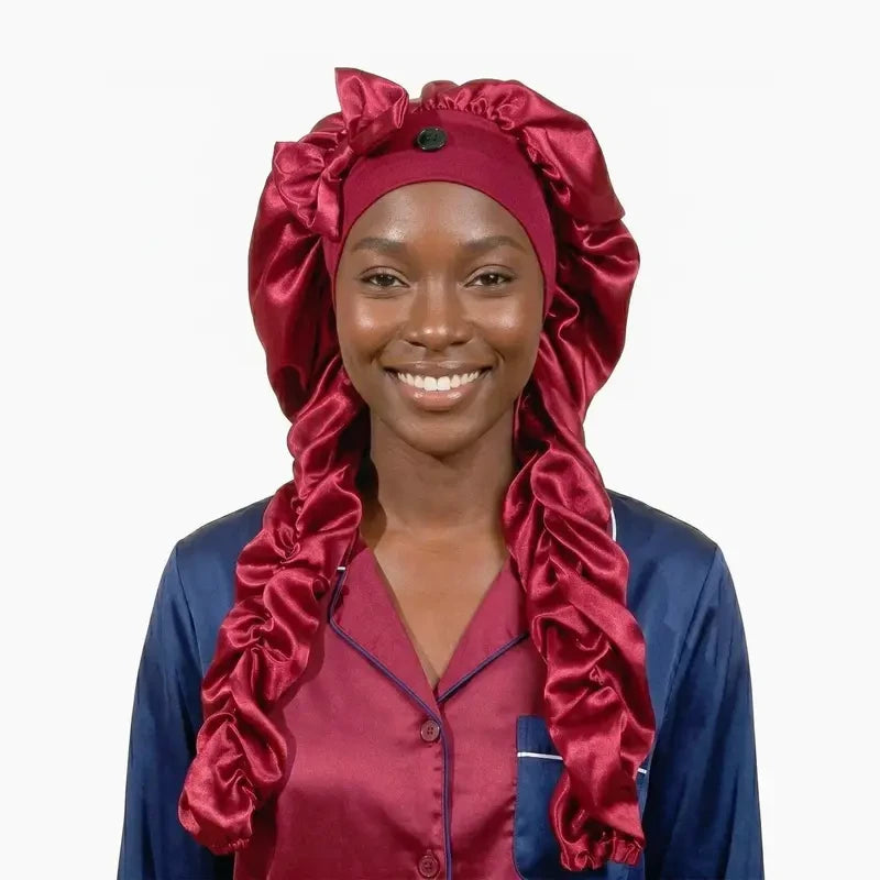 Adjustable Satin Bonnet