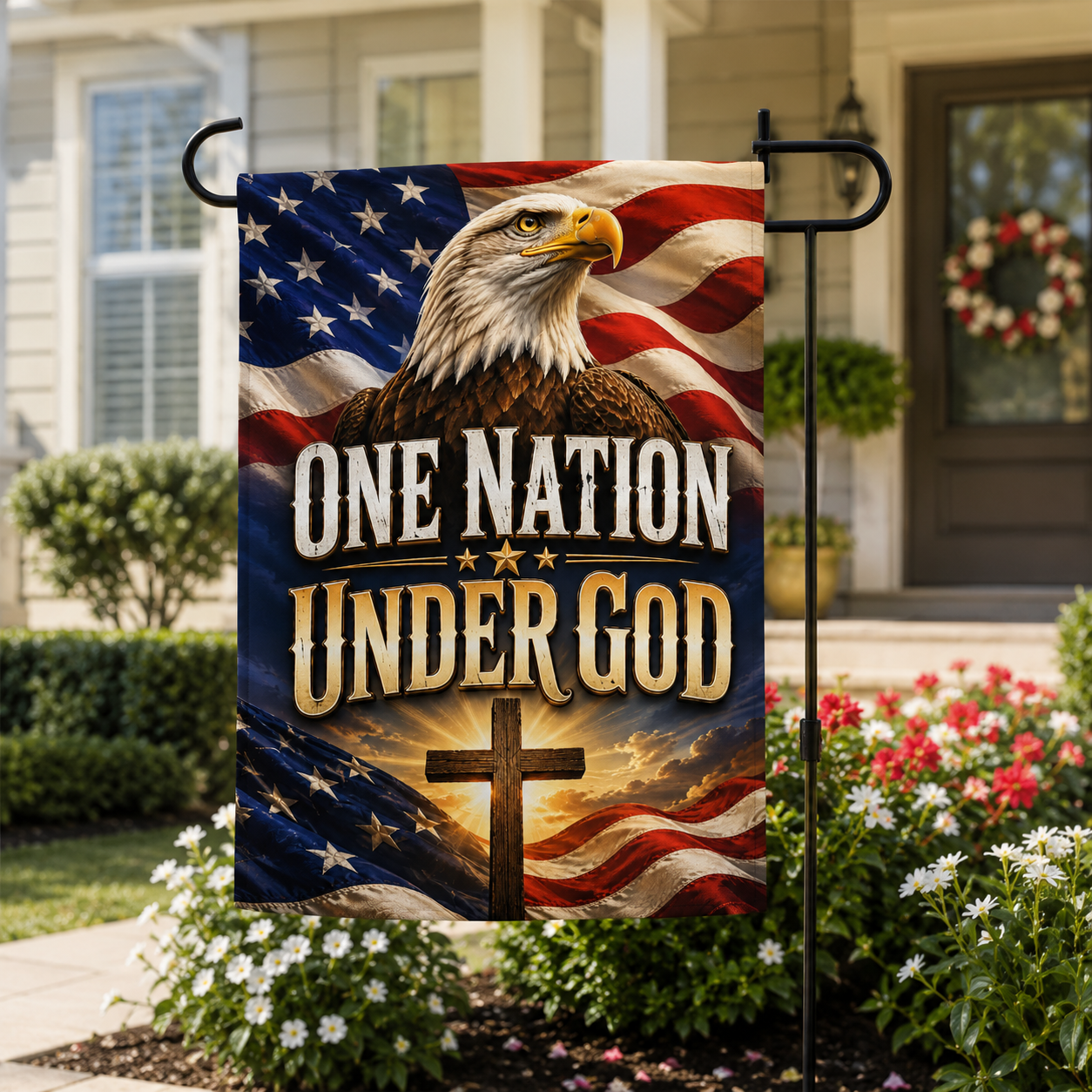 One Nation Under God House Decor