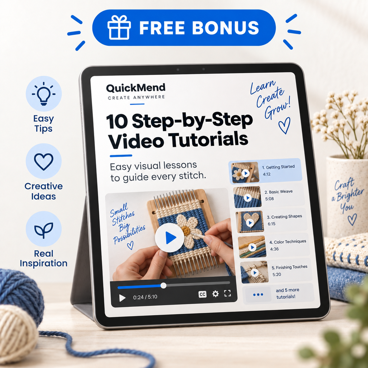 10 Step-by-Step Video Tutorials