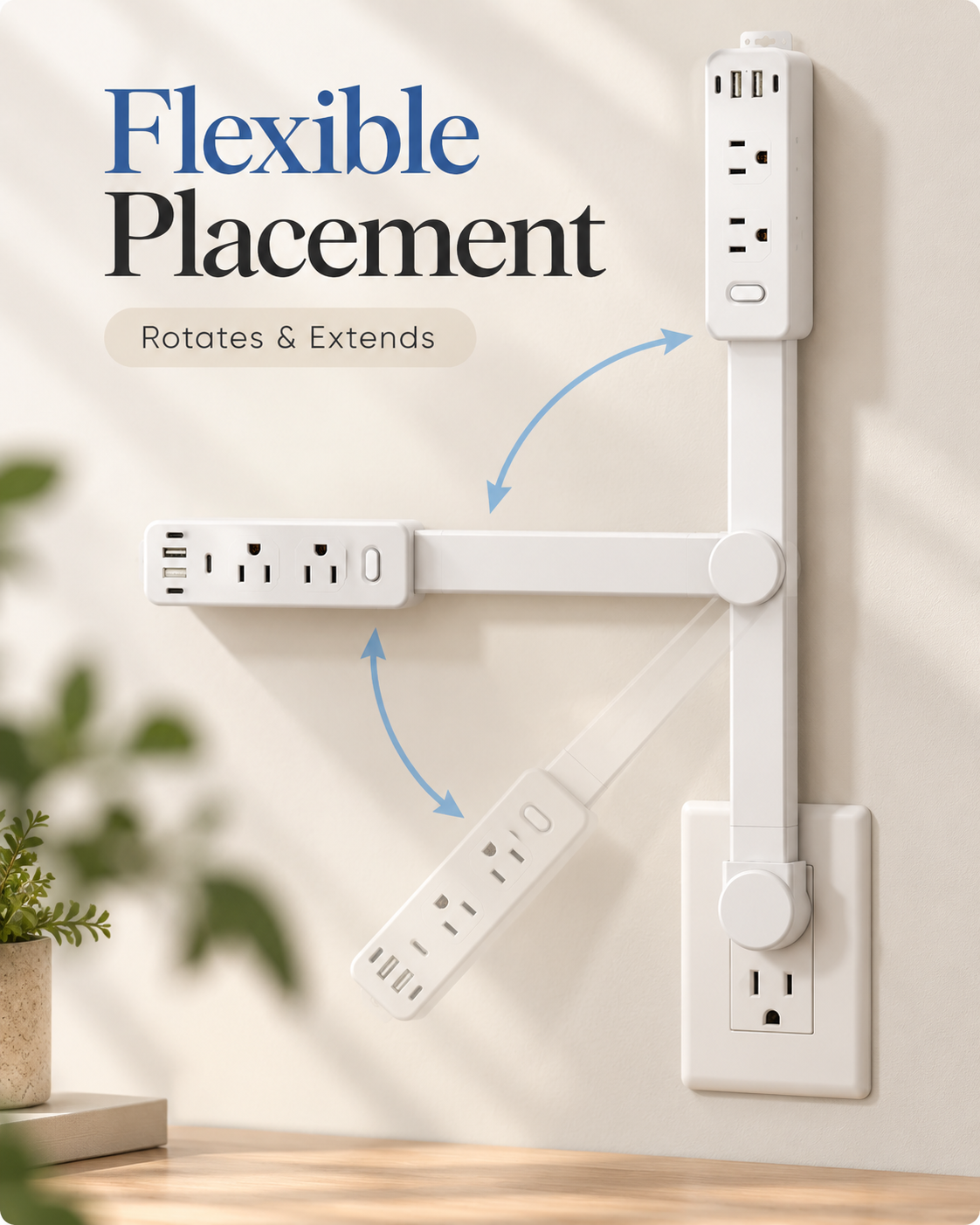 Rotating Outlet Extender