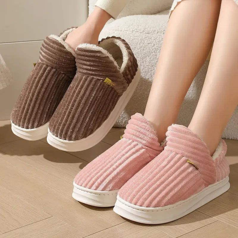 Soft Cushioned Slip-On House Slippers